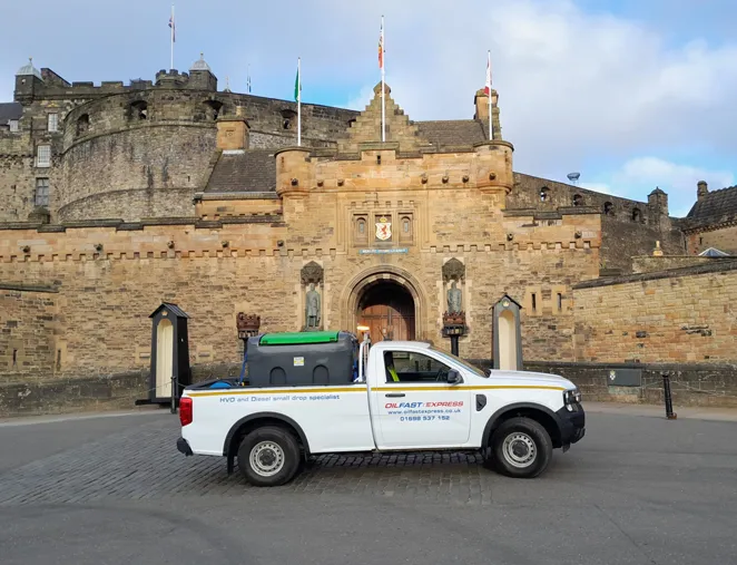 Oilfast express making emergency fuel delivery