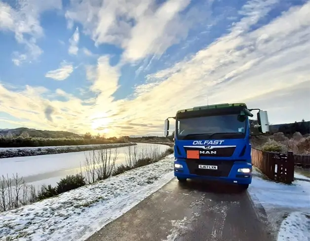 Oilfast delivery winter heating oil