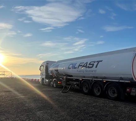 Oilfast delivering derv to customers